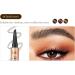 PUCHEN Liquid Eyebrow PencilStylist Smudge Resistant Liquid Brow Filler Fadeless Makeup Pen 4 Point Creates Natural Looking Precise Brow Fills in Sparse Areas 02 Dark Coffee Color - Buy Online on GoSupps.com