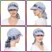 JarseHera Bamboo Cotton Chemo Newsboy Cap & Scarf Set - Light Gray - Buy Online on GoSupps.com