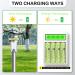 AAA Ni-MH 1.2V Rechargeable Batteries - 600mAh Low Self-Discharge for Solar Lights (12 Pack) - Ideal for Outdoor & Solar String Lights - Buy Online on GoSupps.com