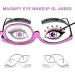 Stylish Foldable Makeup Glasses for Women - +2.0 Reading Glasses for Presbyopia - Pink Makeup Reading Glasses - Buy Online on GoSupps.com