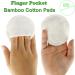 10pcs Organic Bamboo Makeup Remover Pads with Finger Pocket - Reusable 3 Layer Cotton Rounds in 5 Colors - Eco-Friendly Laundry Bag Included - Buy Online on GoSupps.com