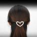 Heart-Shaped Pearl Hair Clip for Women - Fashionable Elegant Hair Accessories for Ladies - Buy Online on GoSupps.com