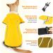 Buy Ultra-Light Waterproof Dog Raincoat with Reflector Strips & Removable Hood | Hundred Coat - Perfect for Outdoor Adventures in Yellow - Buy Online on GoSupps.com