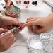 ANGNYA Luxury Large Nail Dappen Dish with Lid - Colorful Crystal Glass Cup for Acrylic Nails - Monomer Acrylic Nail Decor Liquid Powder Holder Dish - Buy Online on GoSupps.com