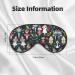 Buy Women's Nutcracker Ballet Eye Mask | Unisex Sleep Mask for Travel & Yoga | Soft Comfort Black Eye Shade - Buy Online on GoSupps.com