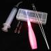 Earlywish Tonsil Stone Removing Tool Pick LED Light w/Box + Irrigation Syringe+ Clip for Home Oral Clean (Pink) - Buy Online on GoSupps.com