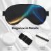 Buy Abstract Geometric Print Soft Eye Mask - Sleep Mask for Travel | Comfortable Sleep Eye Mask for Men & Women - Buy Online on GoSupps.com
