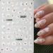 JMEOWIO 6 Sheets Flower Nail Art Stickers Decals Self-Adhesive Daisy Spring Summer Colorful Floral Nail Supplies Nail Art Design Decoration Accessories - Buy Online on GoSupps.com