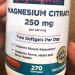 Kirk Lands Signatures Magnesium Citrate 250 mg Softgels 270 Count - Easy to Swallow Daily Supplement