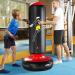 QPAU 66 Inch Inflatable Punching Bag for Kids | Ideal for Karate, Taekwondo, MMA | Energy-Relieving Gift for Boys & Girls 5-12 | Black - Buy Online on GoSupps.com