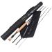 Maximcatch-Black star rod: IM10 carbon fiber pacbay minima guide rings anodized roll holder 4-part 4/5/6/8 wt black star 9 '6wt