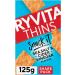 Ryvita Thins Snack It Sea Salt & Cider Vinegar Flvour 125g Pack of 6 Sea salt and Cider Vinegar 125.00 g (Pack of 6) - Buy Online on GoSupps.com