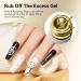 MIZHSE Metallic Gold Gel Liner for Nail Art | 3D Mirror Gel & Glossy Chrome Effect | Soak Off Manicure Set - Buy Online on GoSupps.com
