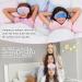 3 Pcs Plush Sleeping Eye Mask Set - Soft Faux Fur Blindfolds for Travel & Naps | Tie-Dye Colors (Pink Purple Blue) | Comfortable Eye Shade for Adults & Kids - Buy Online on GoSupps.com