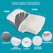 Saheyer Memory Foam Neck Pillow - Ergonomic Shoulder Support for Side Back & Belly Sleepers - Orthopedic Design Gray (63 x 41 x 14/11 cm) - International Shipping Available - Buy Online on GoSupps.com