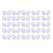 Pmkvgdy 25 Pairs Round Silicone Eyeglasses in Nose Pads
