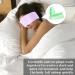 Sleep Mask & Hearing Protection Set - 1 Sleep Mask + 4 Ear Plugs | Soft Breathable Adjustable Travel Goggles for Men & Women - Purple - Buy Online on GoSupps.com