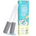 Simple Life Pumice Stone Toilet Bowl Cleaner | Toilet Pumice Stone with Extra Long Handle | Scouring Stick for Toilet Cleaning Stain Removal on Toilets Grills Tiles Grout & Pools (2 Pack) 1 Count (Pack of 2)