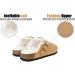 MAIITRIP Women's Orthopedic Cork Clogs Slippers with Arch Support - Brown - Buy Online on GoSupps.com