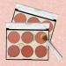 6 Colors Blush Palette with Brush - Matte & Shimmer Powder Blush for Glam Makeup Look | Contour & Highlighter Palette - Buy Online on GoSupps.com