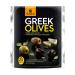 Gaea Greek Olives Pitted Mixed Olives Green Black & Brunettes 5.3 oz (150 g)