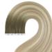 Youngsee Ombre Tape-In Extensions | Real Hair 55cm Dark Brown to Blonde 5 Pcs - Virgin Smooth Weft #4/7/80 - Buy Online on GoSupps.com