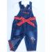 Peacolate Baby Girls Overalls with Belt - Red Jumpstuit for 18-24 Months (6M-3Y) - Buy Online on GoSupps.com