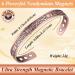 Cigmag Lymphatic Drainage Copper - 99% Solid Pure Copper Adjustable Love Note for Women - Buy Online on GoSupps.com