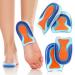 Medipaq Posture Correcting Gel Heel Cushion Pads for Women & Men - 2 Pairs of Medium (UK 3-7) Gel Heel Insoles - Heel Support for Plantar Fasciitis - Gel Heel Pads for Plantar Fasciitis M (Pack of 2)