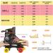 Hikole Kids Roller Skates for Girls Boys - Adjustable 4 Size Black Pink Roller Skates - Safe and Comfortable - Christmas Gifts - Buy Online on GoSupps.com