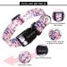 Unique Style Blue Leaves Dog Collar | Halison Care Barrows & Linen | Perfect for Small Medium & Large Dogs | Durable Dog Training & Gift Collection - Buy Online on GoSupps.com
