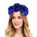 amangul Rose Flower Headband for Bridal Women Wedding Hairband Rose Headhoop Elegant Headpiece Lady Girl Party Hair Decors(Red) - Buy Online on GoSupps.com