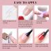 6 in 1 Gel Nail Glue | Super Strong UV Gel X Nail Glue for Nail Tips with Top Coat - Buy Online on GoSupps.com
