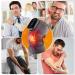 3-in-1 Heated Knee Massager & Shoulder Heating Pad with Vibration - Cordless Rechargeable for Stress Relief - 1 Pack - Buy Online on GoSupps.com
