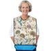 EQLEF Adult Bib Waterproof Washable Mealtime Clothes Protector Elegent Aid Apron with Crumb Catcher Women