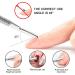 NICEMOVIC Pro Cuticle Pusher & Spatula 2-Sided Stainless Steel Tool for Gel Nail Polish Removal International Shipping Available - Buy Online on GoSupps.com