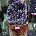 Natural Crystal Rough 1000g Natural Crystals Cluste Amethyst Cluster Geode from Uruguary Amethyst +Wood Base - Buy Online on GoSupps.com