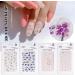 Nail Art Charms Manicure Summer 5D Colorful Flowers Nail Sticker Embossed(FDW-05) - Buy Online on GoSupps.com