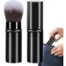 Travel Makeup Brushes - Small Multipurpose Cosmetics Brushes Soft Face Makeup Brush for Blush Bronzing Powder Sunscreen Face Cream Black - Buy Online on GoSupps.com