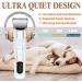 LiteBee Professional Dog Grooming Kit 2200mAh Rechargeable Cordless 3-Speed Pet Grooming Clippers & Complete Set of Dog Grooming Accessories (White) - Buy Online on GoSupps.com