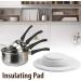Pot and Pan Protector Felt Pan Protector Stacking Protection Heat Resistant Pots and Bowls Separating Pots and Pans Pot Divider Pads White - Buy Online on GoSupps.com