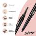 Skone Cosmetics Brow Wand Eyebrow Pencil - Chocolate 0.1 oz | Retractable & Waterproof Brow Liner for Sleek Brunette Eyebrows - Buy Online on GoSupps.com