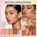 Highlighter Makeup Stick - Waterproof Glitter Cream Highlighter - Bronzer Contour Face Makeup - Long-lasting 3-in-1 Multi Uses for Face Body Eyeshadow (2#soft glow) 2#soft glow 1 g (Pack of 1) - Buy Online on GoSupps.com