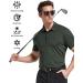 TelaLeo Men's Polo Shirts 5-Pack - Quick Dry Short Sleeve Golf T Shirt - Moisture Wicking - Black/Grey/Green/Blue - Large - Buy Online on GoSupps.com