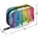 Pfrewn 7 Day Rainbow Watercolor Butterfly Pill Organizer | Portable Weekly Vitamin & Medicine Holder - Travel-Friendly Zipper Pouch - Buy Online on GoSupps.com
