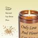 Scented Lavender Soy Wax Candle - Handmade Gift for Women - 50 Hours Long Lasting Aromatherapy - Perfect Gift for Friend - Buy Online on GoSupps.com