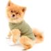 Paidful British Little Dog Shirt - Soft Cotton Striped Vest for Chihuahuas Yorkies & Puppies | Summer Tank Top S Size (20cm Back Length 32cm Bust) - Yellow - Buy Online on GoSupps.com