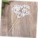 KONTONTY 50pcs Gold Diamond Topper Appetizers Decorations Wedding Diamond Picks Home Ornament Fruits Cake Diamonds Fruitcakes Happy Birthday Topper Anniversary D cor Commemorate Muffin Silver medium - Buy Online on GoSupps.com