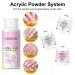 SAVILAND Acrylic Nail Kit with Mini Nail Lamp Professional Acrylic Powder & Liquid Set for DIY Nail Extension Clear White Pink - Perfect for Beginners - Buy Online on GoSupps.com