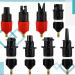 Treela Inflatable SUP Pump Adapter with 9 Air Valve Nozzles - Black/Red/Gold - Buy Online on GoSupps.com